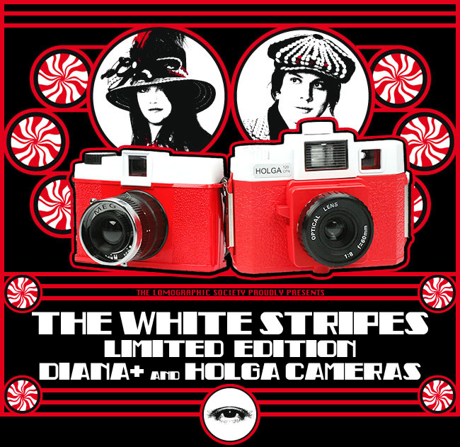 White Stripes Holga & Diana+